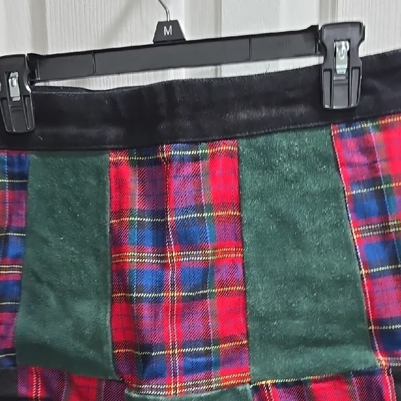 Mona Mode Vintage Plaid Mini Skirt Woman's Size 10 - Picture 7 of 14